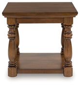 Bay Furniture Gallery - Ashley Furniture - Sturlayne End Table - Rectangular End Table / Brown - T609-3
